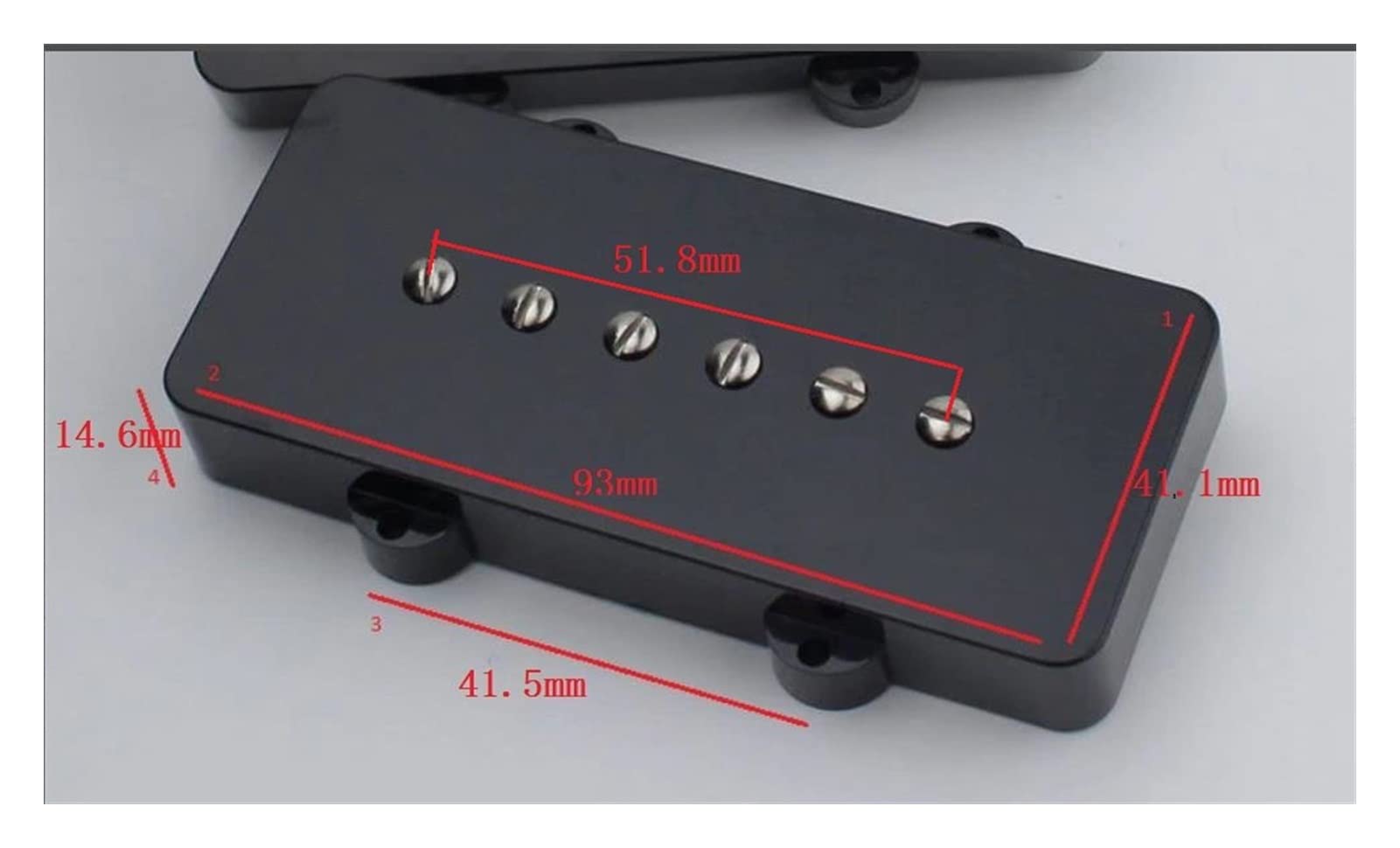 1 Set Alnico Canary Yellow Guitar Pickup Odbiór gitary elektrycznej