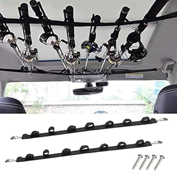 camper shell fishing pole holder