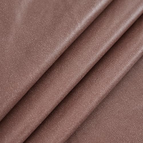 NLMUVW Chocolate Brown Round Vinyl Tablecloth with Flannel Backing, 100% Waterproof Fitted PVC Table Cloth Wipe Clean Table Cover for Indoor and Outdoor, 45"- 56" by NLMUVW - Image 7