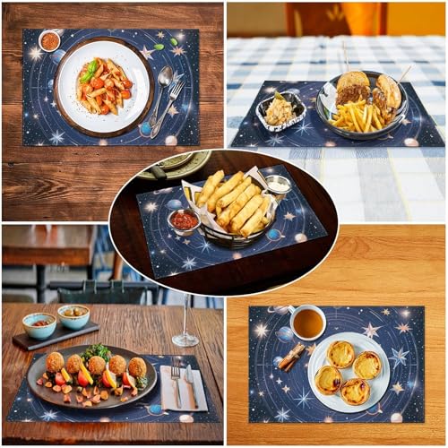 Sets de table cosmiques lavables pour sublimer vos dîners sur la terrasse - 6