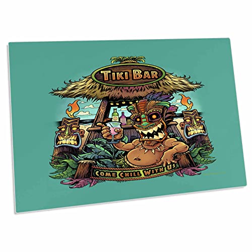 3dRose Tiki Guy Tapo de Escritorio Grande Rectangular miniatura 1