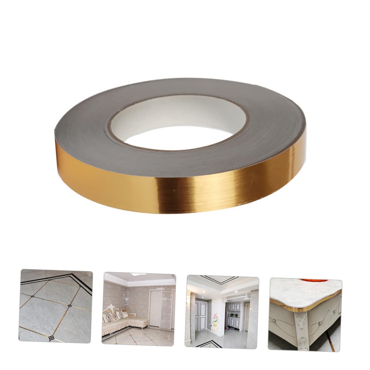 NAMOARLY Tile Crevice Sticker PVC Seam Sticker Wall Floor Easy Clean Decorative Tape