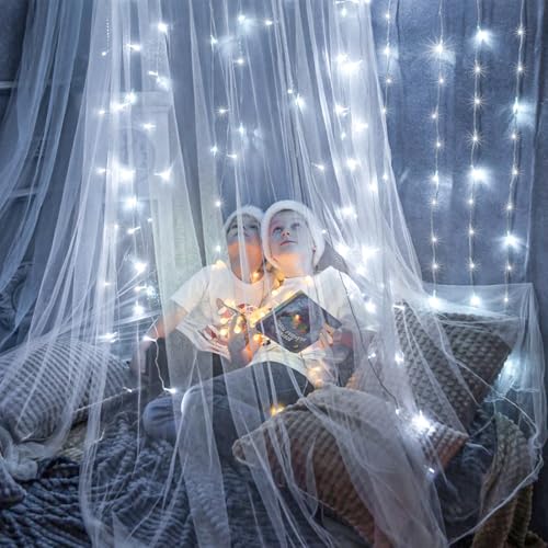 XmasBokeh Extra Long Fairy Lights 30m 300 LED Cool White String Lights Plug in Mains Powered Timer Memory 8 Modes Indoor Outdoor Decor for Christmas Tree Outside - Image 3