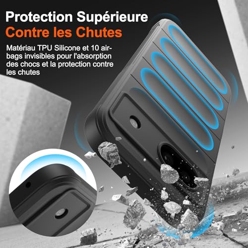Coque silicone Google Pixel 8A finition premium doublée microfibre contre les rayures