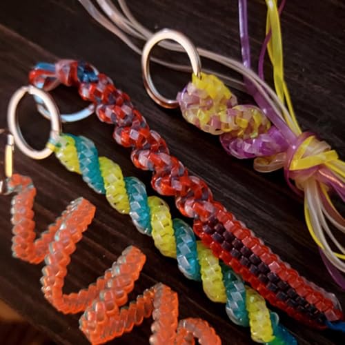Bracelets artisanaux faits à la main avec kit cordons et mousquetons
