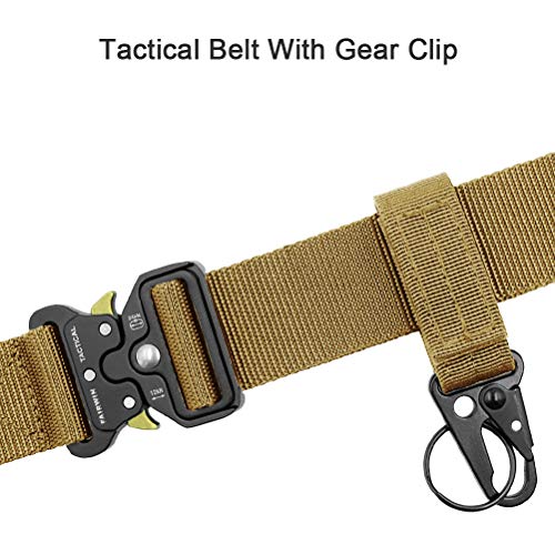 Tactical Belt, Military Utility Belt Nylon  Rigger Belt Work Belt