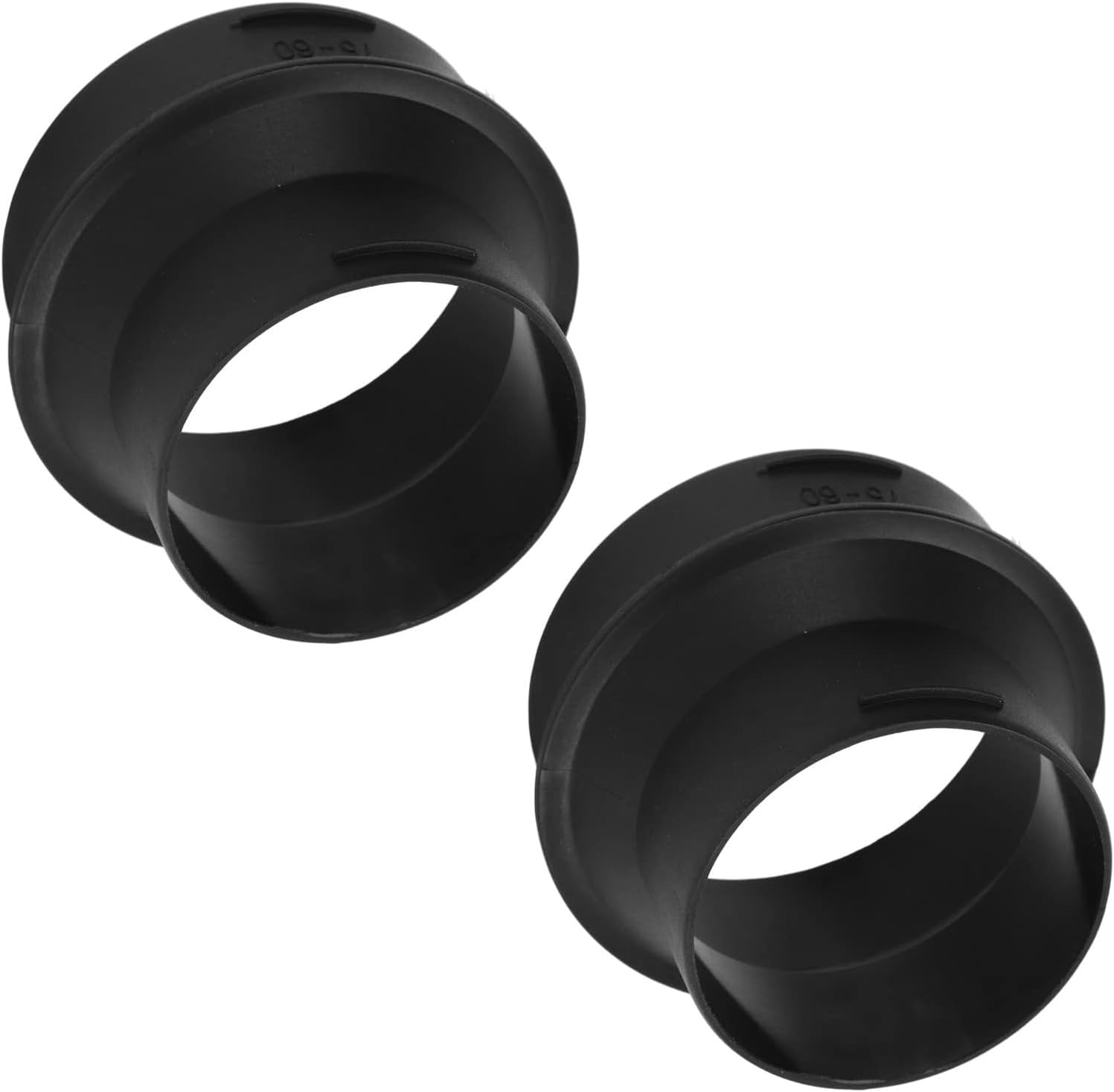 60MM to 75MM Heater Ducting Adapter, ABS Parking Heater Tube for Webasto and Eberspaecher Di-esel Heaters