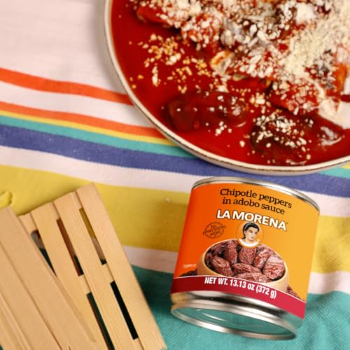 Image of La Morena Chipotle peppers in adobo sauce, 13oz (6 pack) (Packaging may vary)