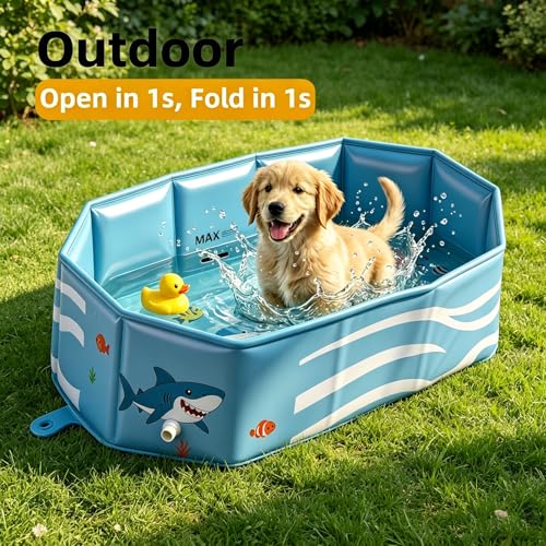 Image of Toddler Bathtub for Shower, Portable & Foldable Bathtub for Kids