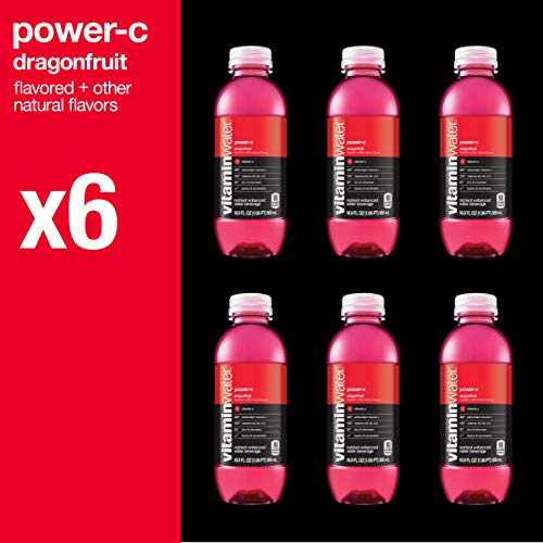 Vitaminwater Power-C Electrolyte Enhanced Water W/ Vitamins, Dragonfruit, 16.9 Fl Oz (Pack Of 6) #TOP6