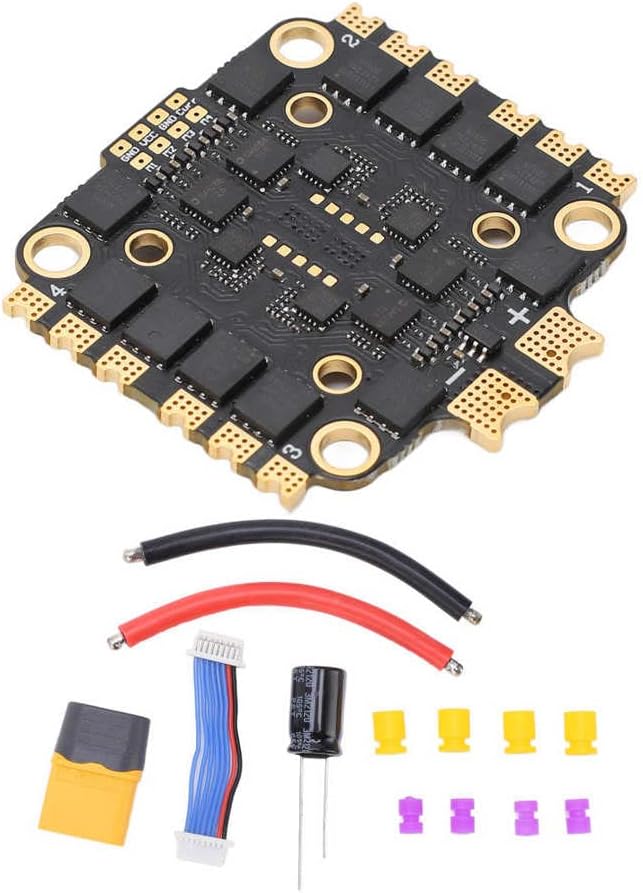 INLIMA Accesorios para drones FPV RC Drone 4 en 1 Controlador electrónico de velocidad 4 en 1 45A ESC para PWM Hardware Drive Motor para FPV RC