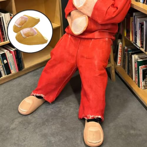 Big Toe Slides, Funny Toe Slippers, Toe Nail Slippers, Non-Slip Big Toe Slides,Comfortable Novelty Big Toe Slides Festival Gifts For Man Women Friend Family(1A)3
