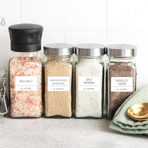 Image of NIIMBOT 3 Rolls Set Label for B1 /B21 /B3S Label Printer, 1.57 inch x 1.18 inch (40x30 mm), Waterproof Thermal Labels for Mason Jar /Pantry Kitchen Organization (White