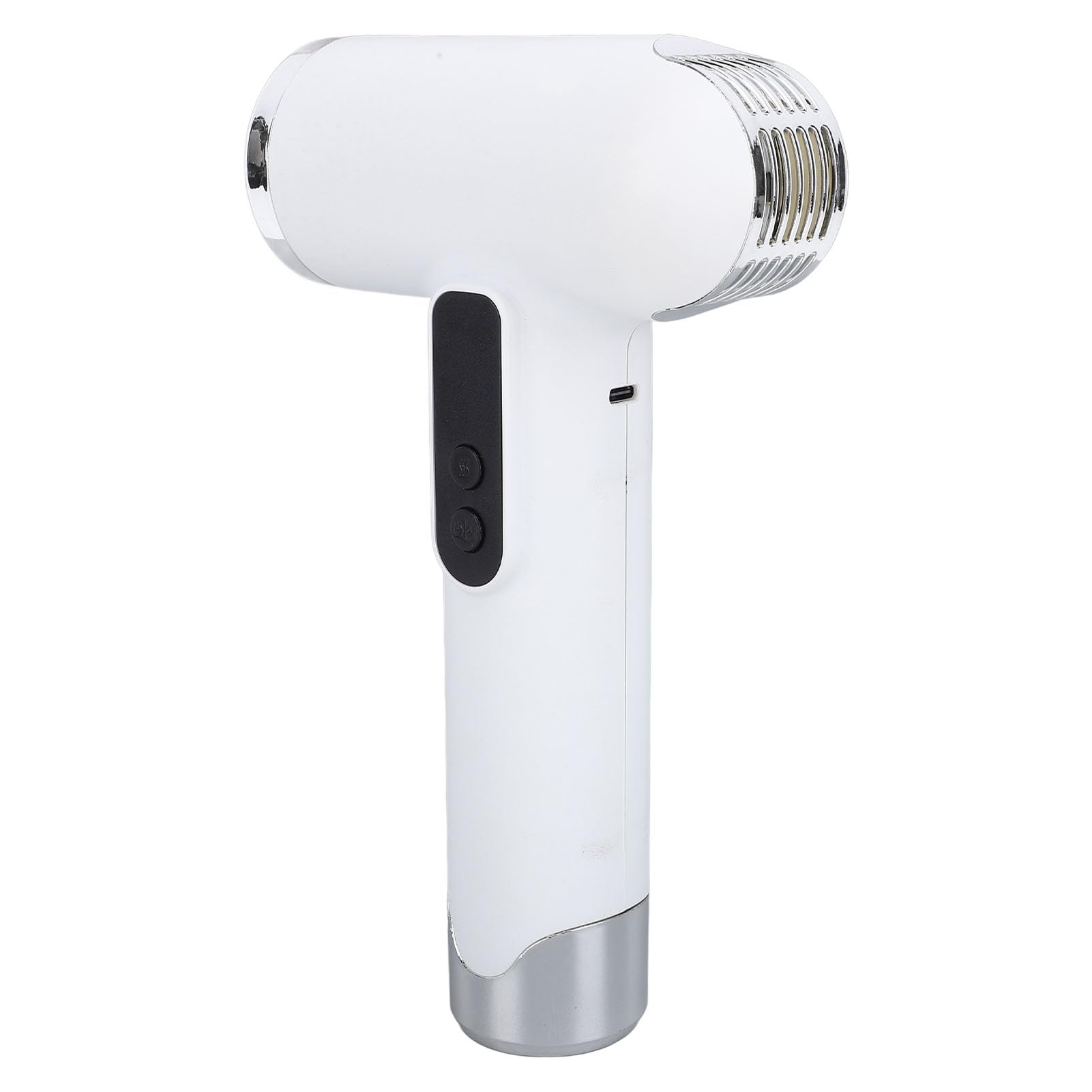 Kabelloser Haartrockner für Frauen USB kabellos wiederaufladbar föhn mit Düse Reiseföhn Heiß Kalt Wind Styling für Wohnheim, Studenten, Zuhause, Reisen (Weiß)