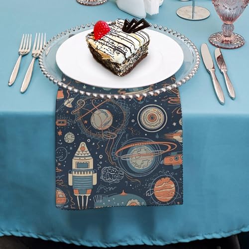 Servilletas de Tela Reutilizables con Estampado Floral miniatura 4