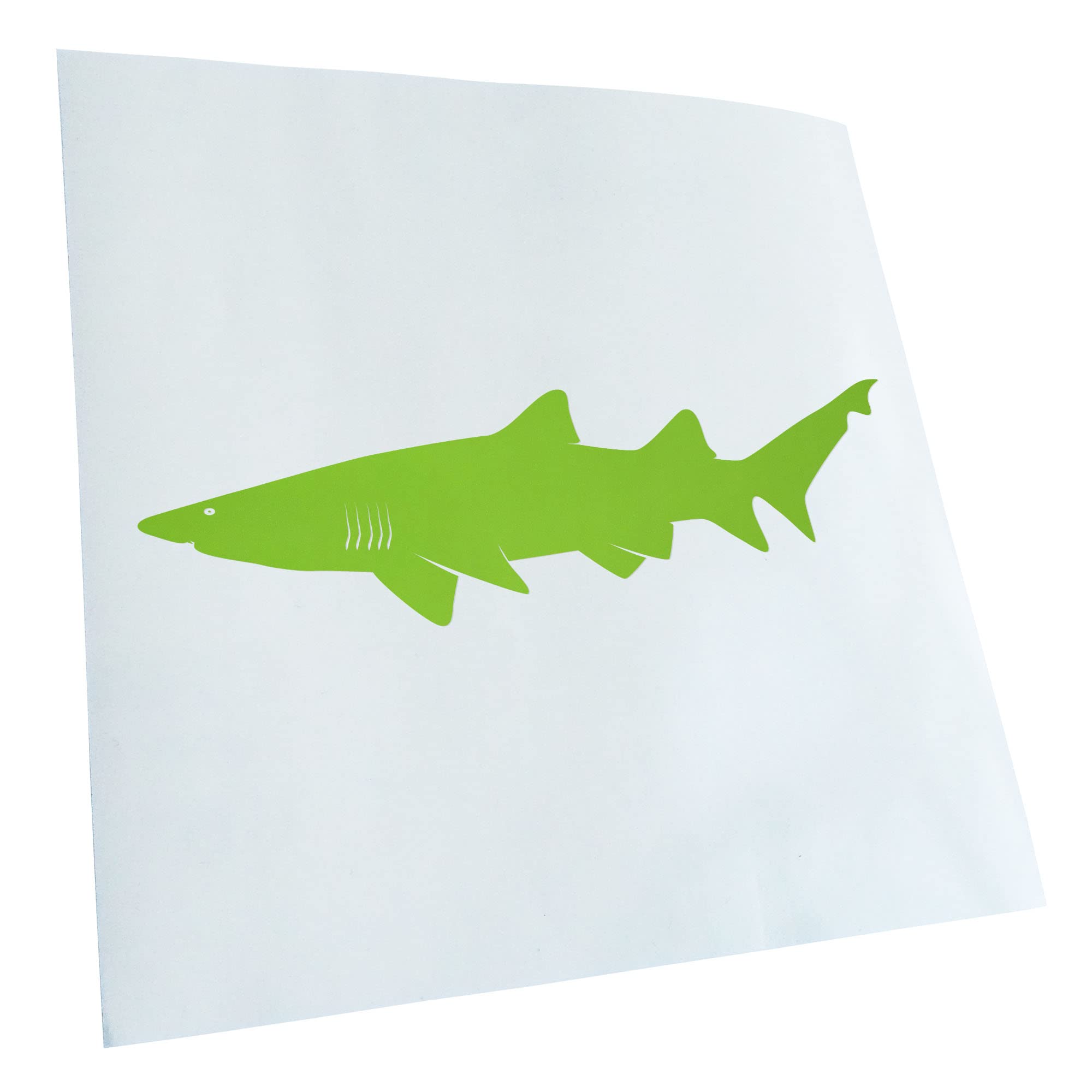 Kiwistar - Car Sticker - Shark Predator Fish Profile for Car, Laptop, Bike, Truck, Motorcycle Multicolor JDM Decal Racing