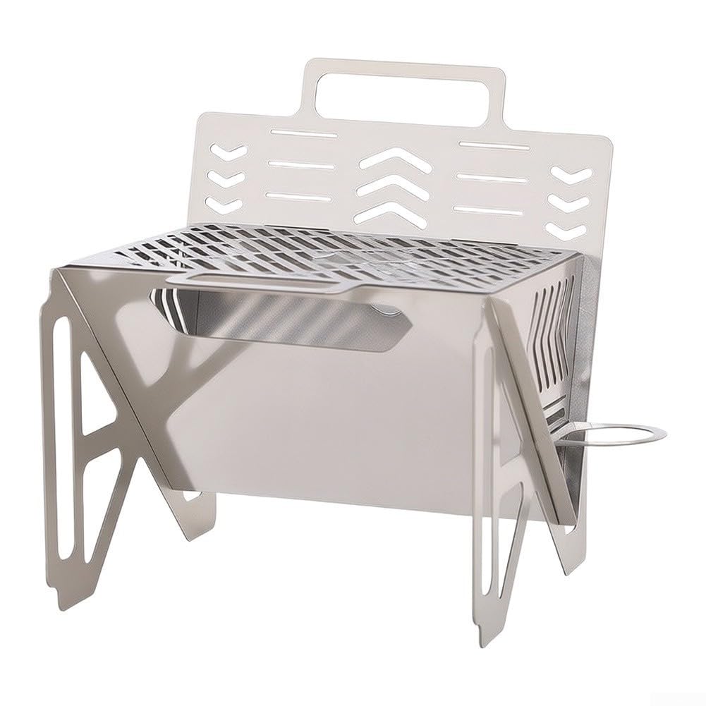 Poêle à pour bois Pliable Acier Léger pour Camping Poêle à pour