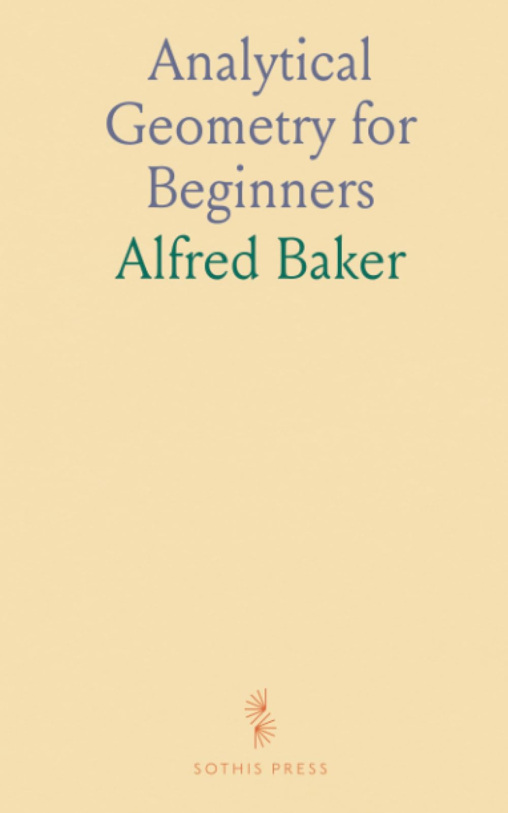 Analytical Geometry for Beginners