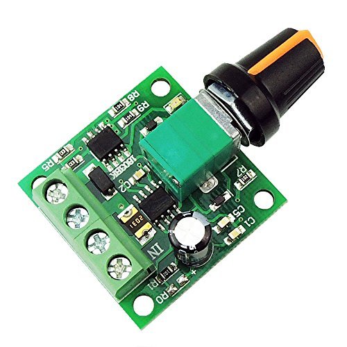 uniquegoods 1.8v 3v 5v 6v 7.2v 12v 2A 30W DC Motor Speed Controller (PWM) 1803BK Adjustable Driver Switch by uniquegoods