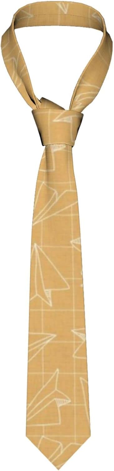 チープ リネン方眼紙プレーンゴールド7155 ネクタイ チープ リネン方眼紙プレーンゴールド7155 ネクタイ