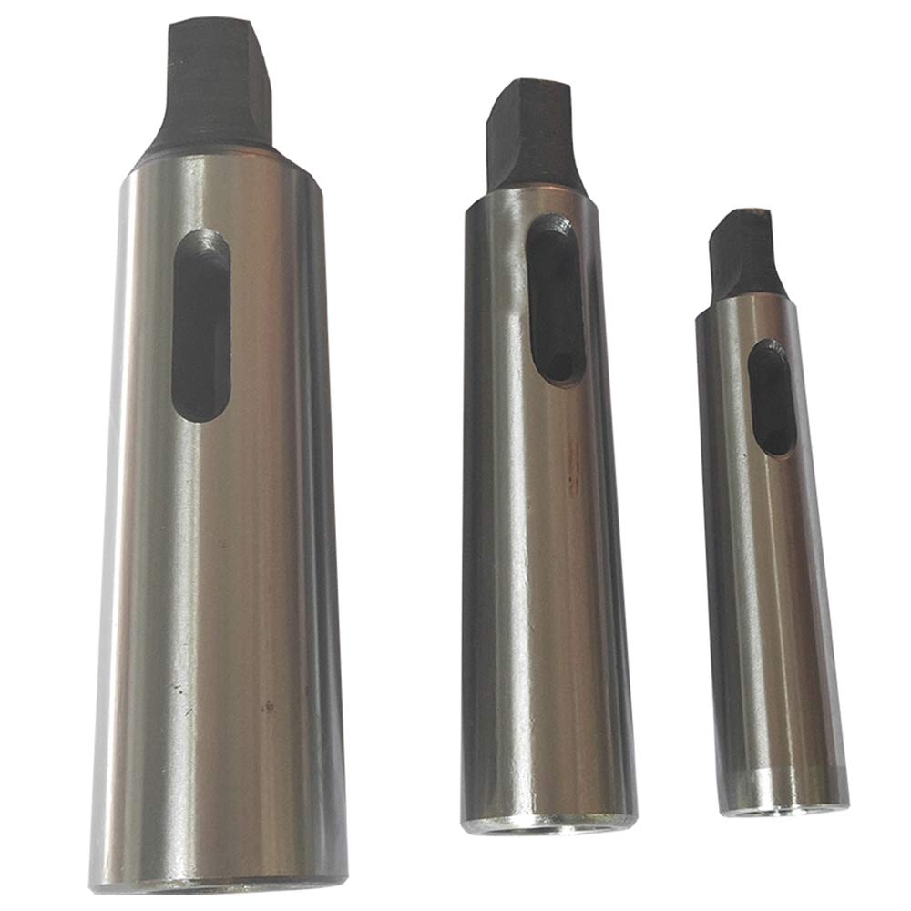 Lot 3 Adaptateurs Cône Morse MT1-MT2 MT2-MT3 MT3-MT4 - Pour Machines De Forage Et Mandrins