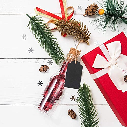 Price Tags, Black Paper Gift Tags 100 Pcs Paper Tags With Jute String For Arts And Crafts, Wedding Christmas Day Thanksgiving,7 Cm X 4 Cm (Black) #TOP4