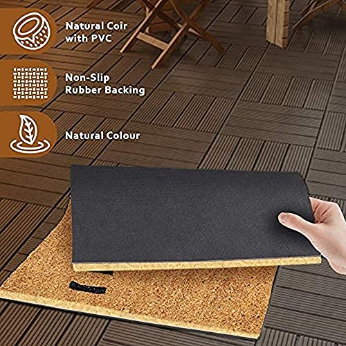 Image of Onlymat Funny Printed Anti-Slip Doormat (Black and Brown) Rectangular Shaped Entryway Rug Natural Coir Material with PVC Backing for Outdoor Entrance Home Multipurpose Mats Floor Door Hall Drawing Room Living Room (75cm x 45cm)