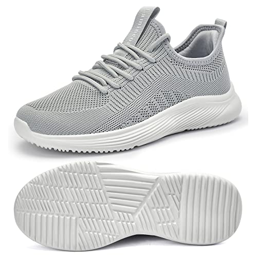 Image of Lamincoa Womens Slip On Walking Shoes Non Slip Casual Road Running Lightweight Mesh Fashion Sneakers for Gym Travel Workout