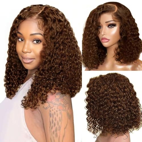 Light Brown Wear and Go Glueless Wigs Human Hair Pre