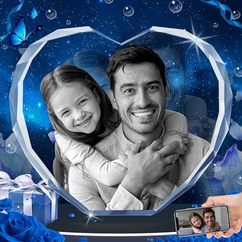 RUIOU 3D Crystal Photo, Personalized Gifts...