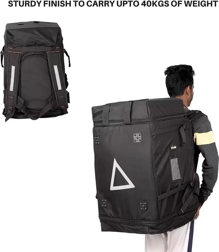 Image of SSBC 135 liters Delivery Bag for Courier Bike pickup Grocery /Courier /Logistic /E-Commerce /Food /Meals /Thalis /Lunch Boxes Multipurpose Comfortable Carriage Delivery Backpack Bag, Size 24 * 13 * 18 Inches