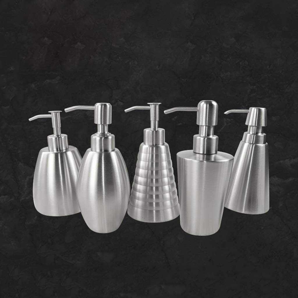 Kitchen Sink Soap Dispenser Tops Replacement Stainless Steel Lotion Dispenser Manual Press For Head For Regular Mouth