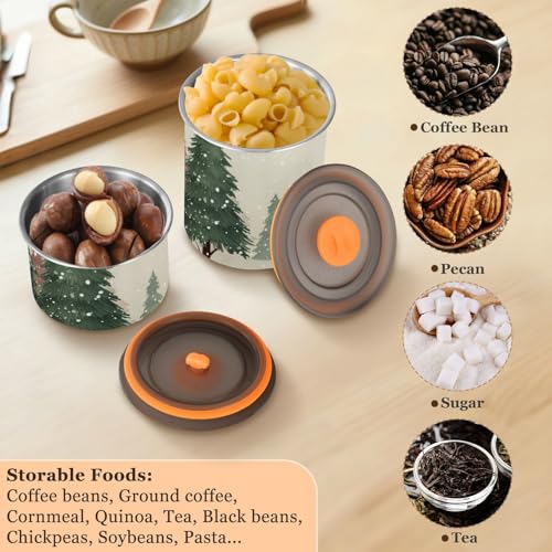 Contenedor hermético para café acero inoxidable 500 ml miniatura 6