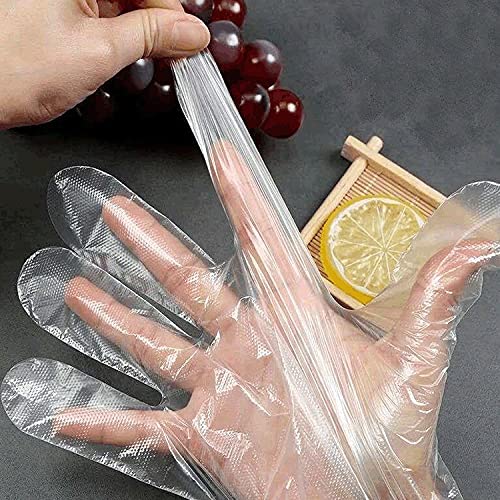 500 stück Einweg-Lebensmittel-Prep-Handschuhe - Lebensmittelhandling, Kunststoff-Lebensmittelsichere Einweghandschuhe… – Bild 7