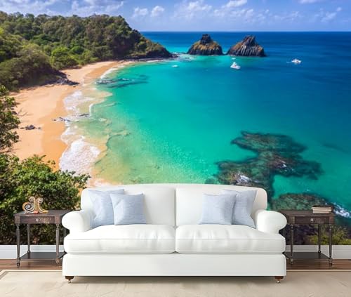 Kanworse Fernando de Noronha Aerial Wall Mural 69"x96