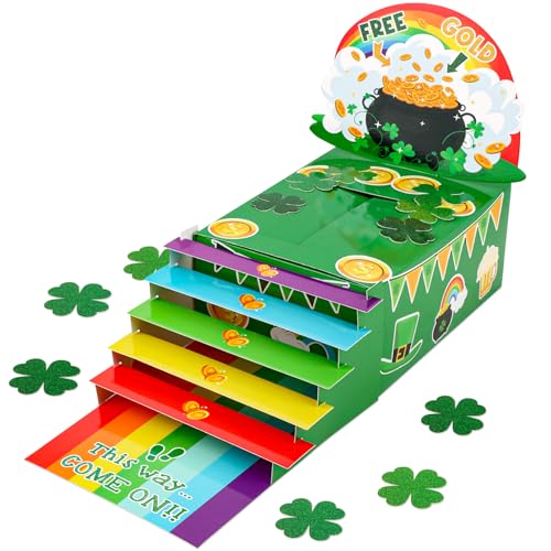Atiloy St Patrick's Day Trap Kit DIY Catch a Leprechauns Trap Craft Set for St. Patrick's Day...