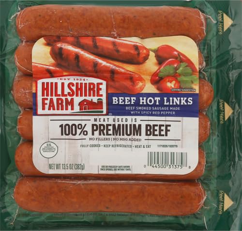 Hillshire Farm Hot Beef Smoked Sausage Links thumb #1