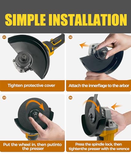 Bohemen Cordless Angle Grinder For Dewalt 20V Battery thumb #5