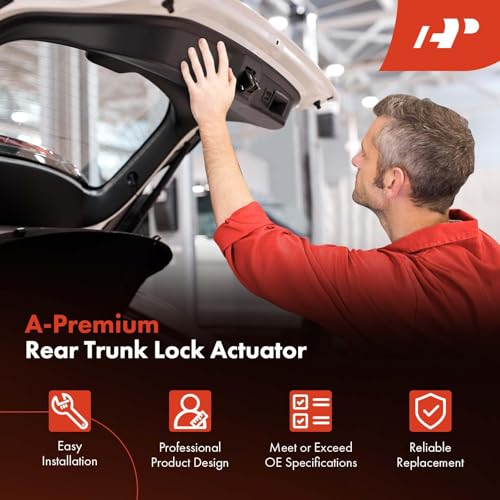 Image of A-Premium Trunk Latch Compatible with Ford | for Ford Flex 2009-2014, Rear Tailgate Lock Latch Actuator