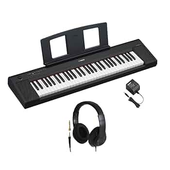 Amazon | YAMAHA NP-15B ブラック キーボード 61鍵盤 ヘッドホン