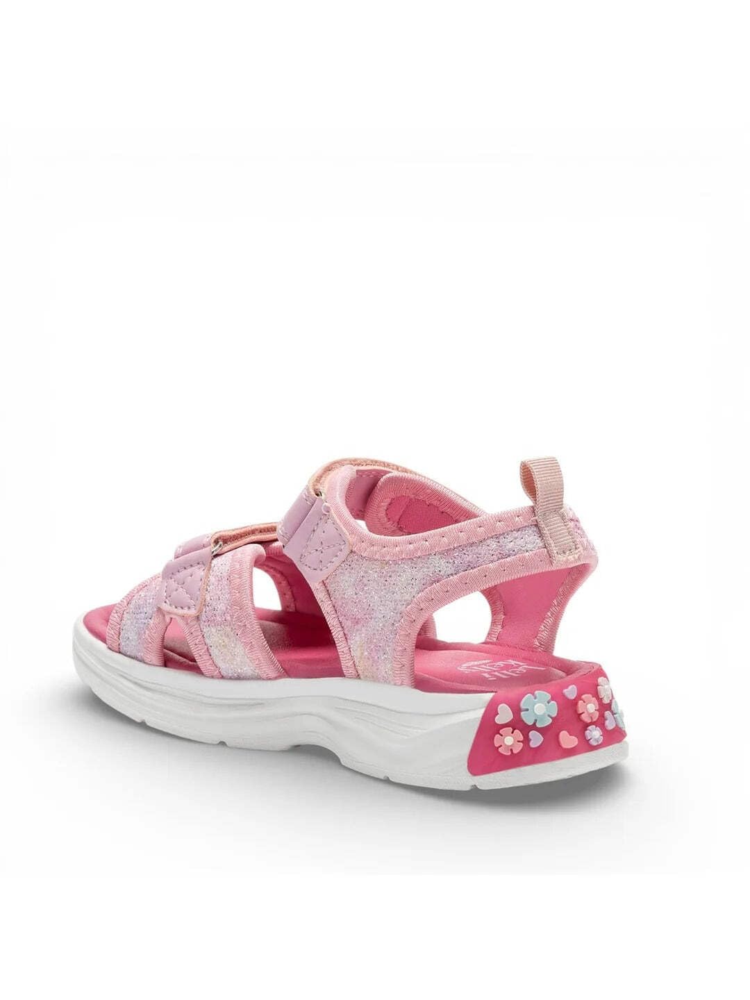 Lelli Kelly Sandalo Rita LKCL5530,Rosa,con Luci LED nel Tallone,Bambina,Suola Ammortizzata,Doppio Strappo