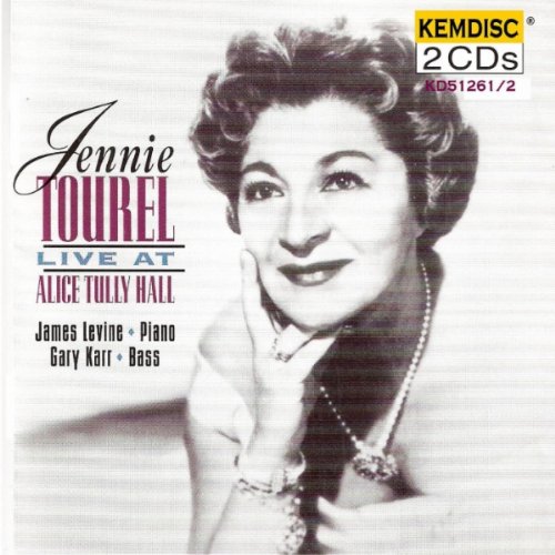 Live at Alice Tully Hall [Audio CD] Tourel; Levine and Carr