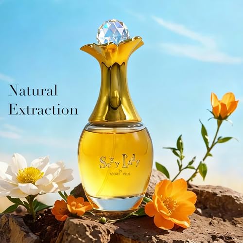 Image of AFLUXE SEXY LADY-SECRET PLUS EDP Perfume for Women, Grapefruit & Jasmine Scent, Long Lasting Floral Fragrance, Cologne for Daily Use, 3.4 Fl Oz