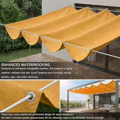Voile d'ombrage pour gazebo et repas de jardin à l'abri du soleil - 3