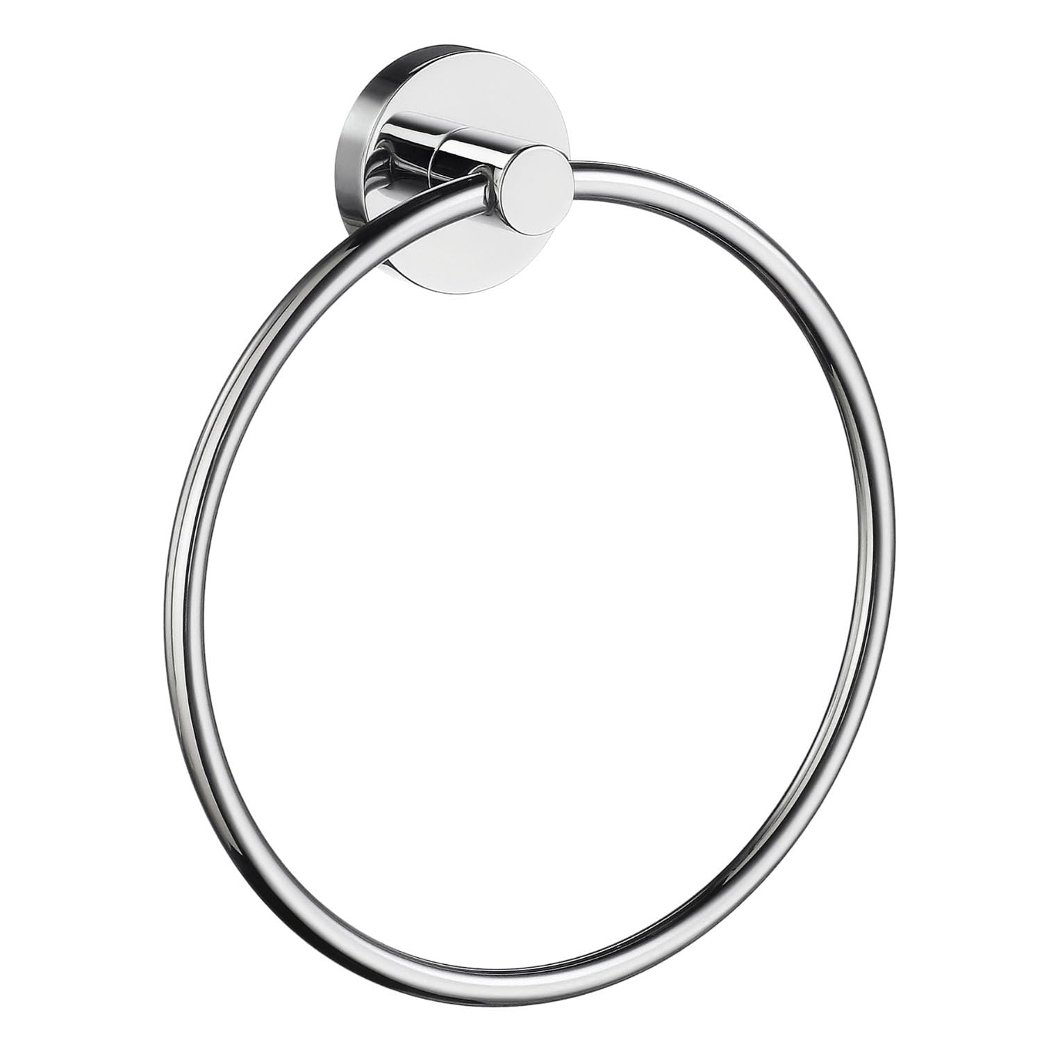 Smedbo "Home" Towel Ring, Polished Chrome, 17 x 17 x 3.6 cm, Silver