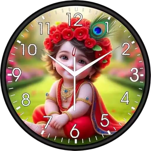 Image of Devansh Crafts Clock Decorative Designer and Stylish Glass Analog Wall Clock Suitalbe for Living Room Hall Bedroom, Office DCC A992 Clock