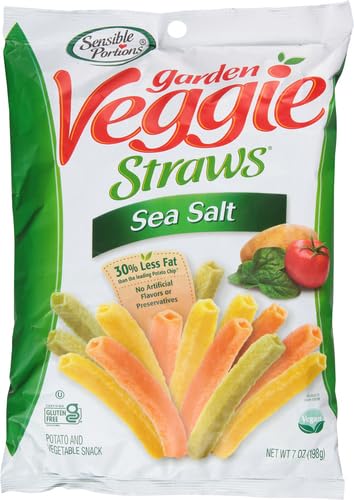 Sensible Portions Garden Veggie Sea Salt Straws 7 oz — view 4
