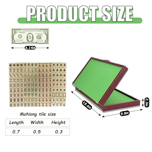 Mahjong Tile Set FENGSHUI-CAISHEN de Latón miniatura 6