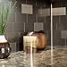 Aspect Peel and Stick Backsplash 3in x 6in Brushed Stainless Short Grain Metal Tile for Kitchen and Bathrooms (8 Pack)