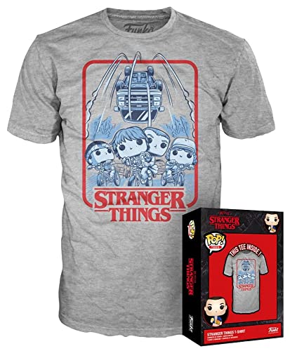 Funko Boxed tee: Stranger Things - Extra Large - XL - Camiseta, Franela - Ropa - Idea Manga Corta para Adultos Hombres y Mujeres- Mercancia Oficial